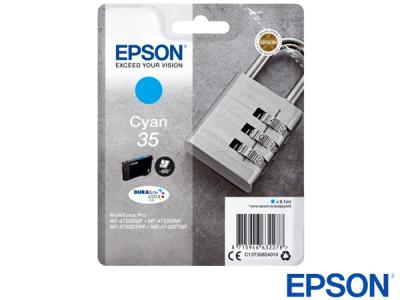 Genuine Epson C13T35824010 / 35 / T358240 Cyan Ink to fit Inkjet Epson Printer 