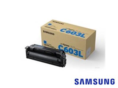 Genuine Samsung CLT-C603L/ELS / SU080A Cyan Toner Cartridge to fit Colour Laser Samsung Printer