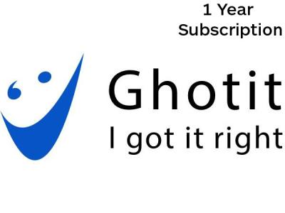 Ghotit V10 Windows / Mac Single User Annual Subscription - 150368