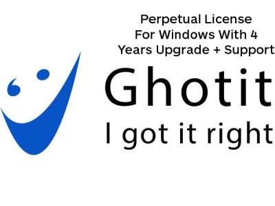 Ghotit V10 Windows Single User Perpetual license 4 Year Upgrade and Support - 150366