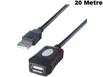 Group Gear 20 Metre USB 2.0 Active Extension Cable - 26-2932