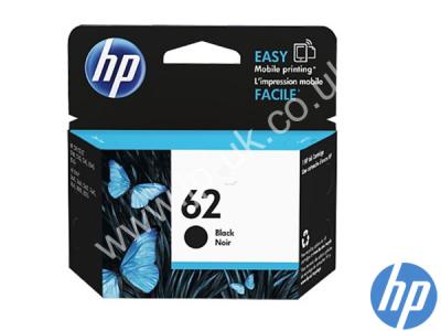 Genuine HP C2P04AE / 62 Black Ink to fit Inkjet HP Printer