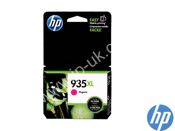 Genuine HP C2P25AE / 935XL Hi-Cap Magenta Ink to fit Inkjet HP Printer 