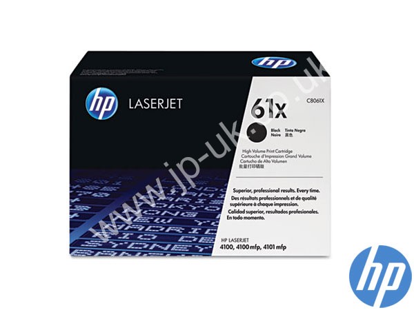 Genuine HP C8061X / 61X Hi-Cap Black Toner to fit Laserjet  Mono Laserjet Printer
