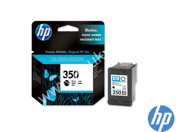 Genuine HP CB335EE / 350 Vivera Black Ink to fit Inkjet C4343 Printer