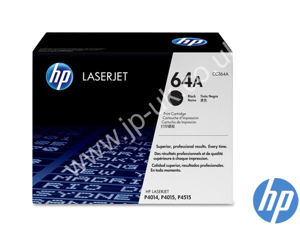Genuine HP CC364A / 64A Black Toner Cartridge to fit Laserjet Mono Laserjet Printer