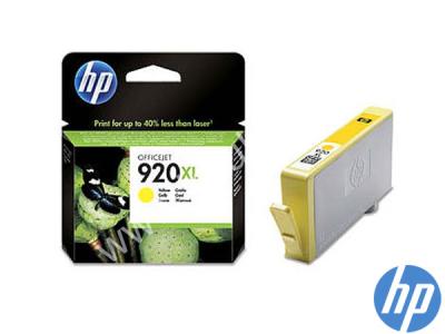 Genuine HP CD974AE / 920XL Hi-Cap Vivera Yellow Ink to fit Inkjet HP Printer 