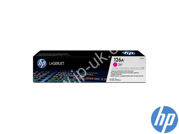 Genuine HP CE313A / 126A Magenta Toner to fit Laserjet Toner Cartridges Printer