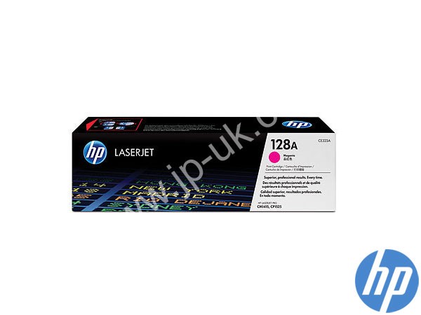 Genuine HP CE323A / 128A Magenta Toner Cartridge to fit Laserjet Toner Cartridges Printer