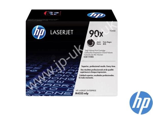 Genuine HP CE390X / 90X Hi-Cap Black Toner Laserjet Enterprise M4555 MFP Printer