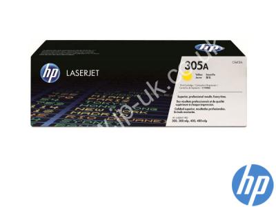 Genuine HP CE412A / 305A Yellow Toner to fit Color Laserjet HP Printer