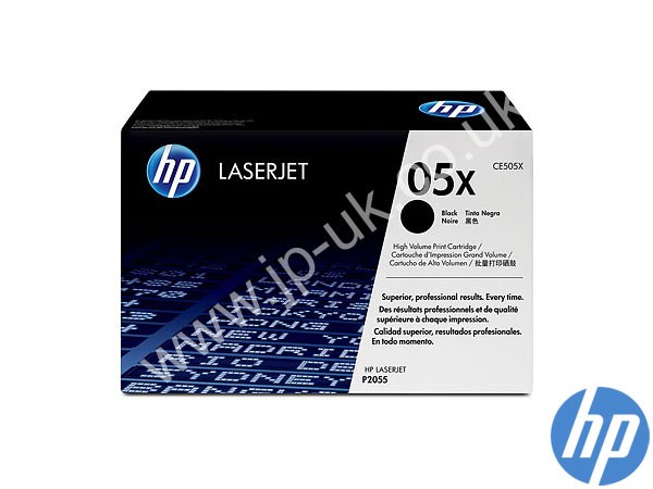 Genuine HP CE505X / 05X Hi-Cap Black Toner  to fit Laserjet P2055DN Printer