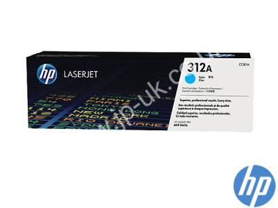 Genuine HP CF381A / 312A Cyan Toner to fit Color Laserjet HP Printer