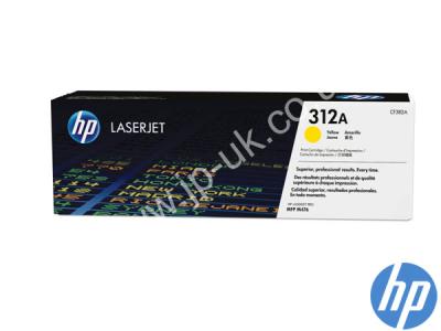 Genuine HP CF382A / 312A Yellow Toner to fit Color Laserjet HP Printer