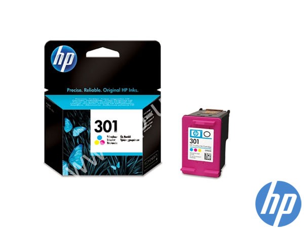 Genuine HP CH562EE / 301 Vivera Tri-Colour Ink to fit Inkjet 3050ve Printer 