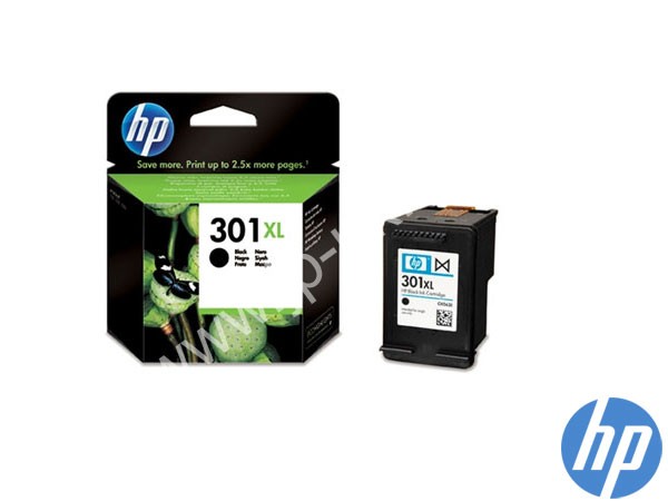 Genuine HP CH563EE / 301XL Hi-Cap Vivera Black Ink to fit Inkjet 3050s Printer 