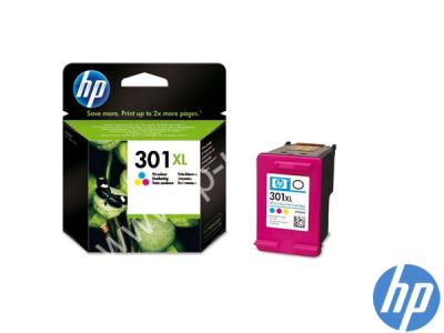 Genuine HP CH564EE / 301XL Hi-Cap Vivera Tri-colour Ink to fit Inkjet HP Printer 