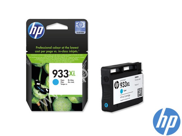 Genuine HP CN054AE / 933XL Hi-Cap Cyan Ink to fit Inkjet 6600 e-All-in-One Printer 