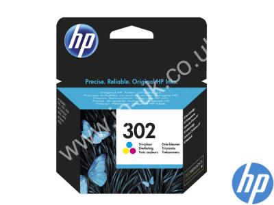 Genuine HP F6U65AE / 302 Tri-Colour Ink to fit Inkjet HP Printer 