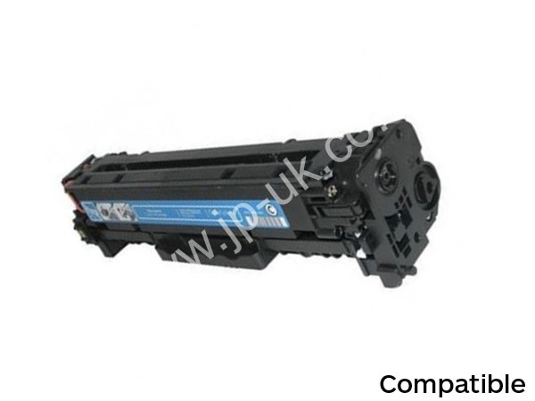 JP-UK Compatible HP JP-CF381A / JP-312A Cyan Toner to fit Color Laserjet HP Printer