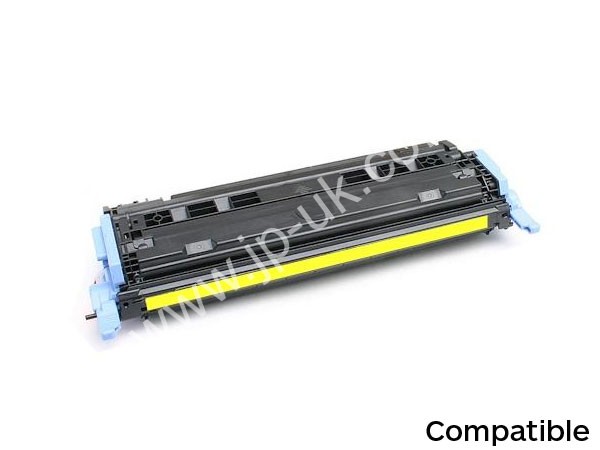 JP-UK Compatible HP JP-Q6002A / JP-124A Yellow ColorSphere Toner to fit Color Laserjet Toner Cartridges Printer