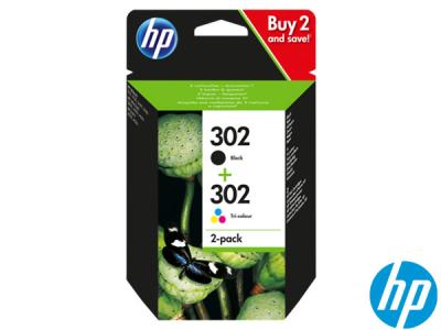 Genuine HP X4D37AE / 302 Black and Tri-Colour Ink to fit Inkjet HP Printer 