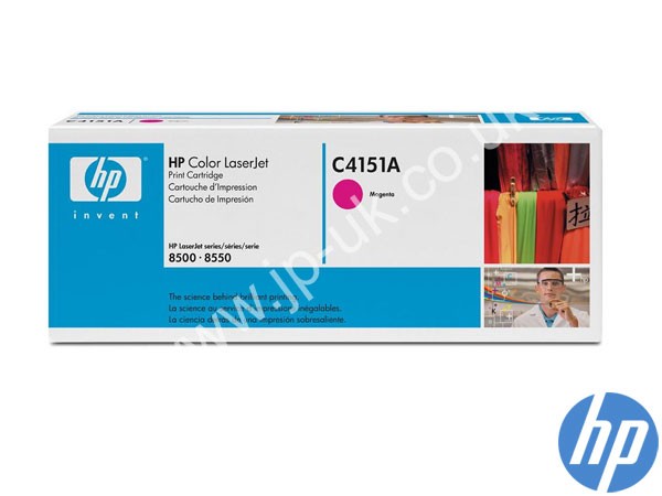Genuine HP C4151A Magenta Toner Cartridge to fit Color Laserjet 8550gn Printer