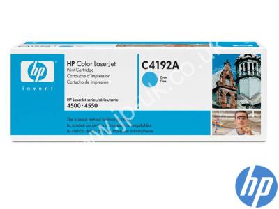 Genuine HP C4192A Cyan Toner Cartridge to fit Color Laserjet HP Printer