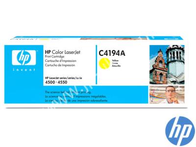 Genuine HP C4194A Yellow Toner Cartridge to fit Color Laserjet HP Printer