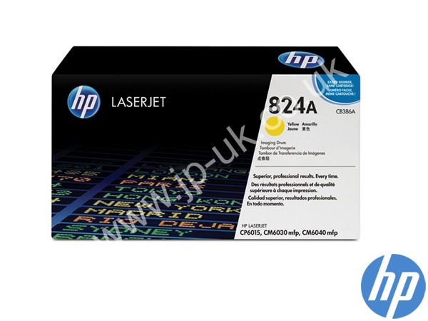 Genuine HP CB386A / 824A Yellow Image Drum to fit Color Laserjet Color Laserjet Printer