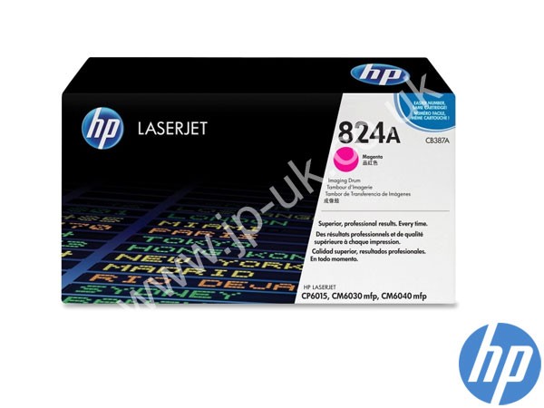 Genuine HP CB387A / 824A Magenta Image Drum to fit Color Laserjet CP6015de Printer
