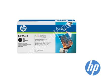 Genuine HP CE250X / 504X Hi-Cap Black Toner Cartridge to fit Color Laserjet HP Printer