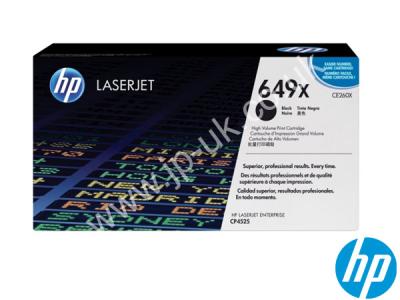 Genuine HP CE260X / 649X Hi-Cap Black Toner to fit Colour Laserjet HP Printer