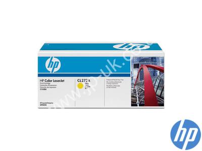 Genuine HP CE272A / 650A Yellow Toner Cartridge to fit Colour Laserjet HP Printer