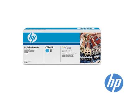 Genuine HP CE741A / 307A Cyan Toner Cartridge to fit Color Laserjet HP Printer