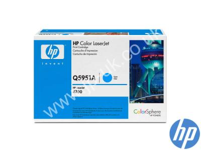 Genuine HP Q5951A / 643A Cyan ColorSphere Toner to fit HP Printer
