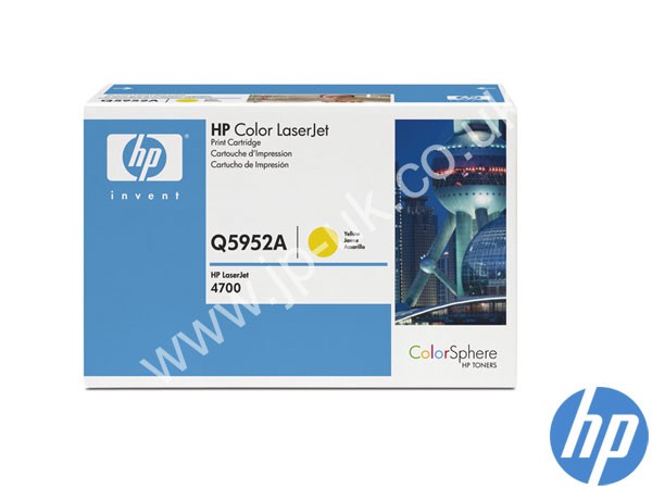 Genuine HP Q5952A / 643A Yellow ColorSphere Toner to fit 4700dn Printer