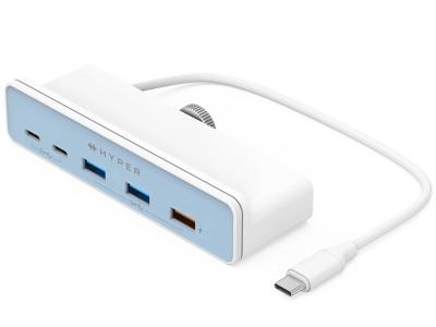 HYPER HD34A6 HyperDrive 5-in-1 USB-C Hub for iMac 24″ - Colour-Matching Faceplates Included