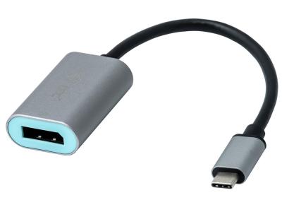 i-tec C31METALDP60HZ USB-C to DisplayPort 4K/60Hz Video Metal Adapter - Grey