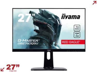iiyama G-MASTER Red Eagle GB2760QSU-B1 27” 16:9 Gaming Monitor