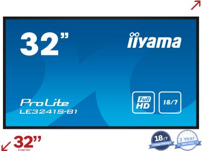 iiyama ProLite LE3241S-B1 32” 1080p Large Format Digital Signage Display