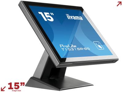 iiyama ProLite T1531SR-B5 15” Resistive Touch Screen Monitor