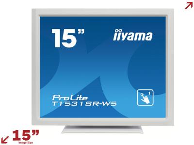 iiyama ProLite T1531SR-W5 15” Resistive Touch Screen Monitor