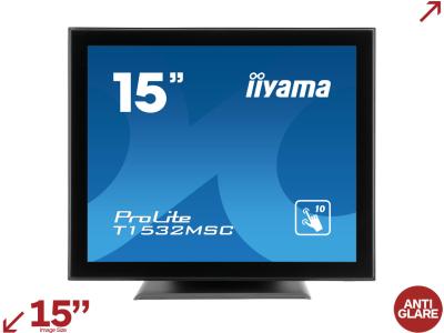 iiyama ProLite T1532MSC-B5AG 15” P-Capacitive Touch Screen Monitor