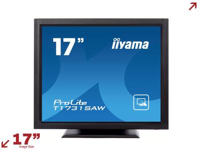 iiyama ProLite T1731SAW-B5 17” SAW Touch Screen Monitor