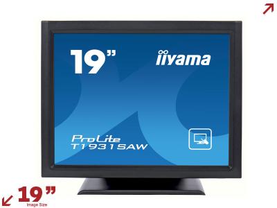 iiyama ProLite T1931SAW-B5 19” SAW Touch Screen Monitor