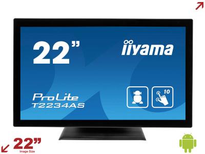 iiyama ProLite T2234AS-B1 22” P-Cap Android Touchscreen Kiosk