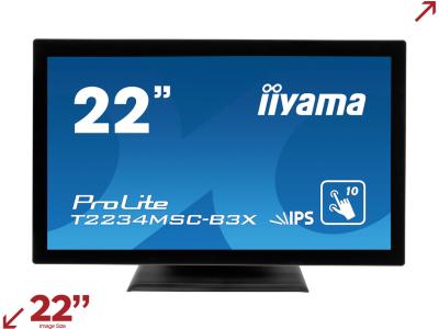 iiyama ProLite T2234MSC-B3X 23” P-Capacitive Touch Screen Monitor