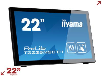 iiyama ProLite T2235MSC-B1 22” P-Capacitive Touch Screen Monitor