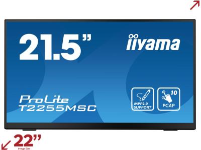iiyama ProLite T2255MSC-B1 22” P-Capacitive Touch Screen Monitor